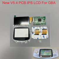 V5.4 PCB IPS LCD Screen For GBA Highlight Brightness LCD For GBA shell No welding Original Size Screen