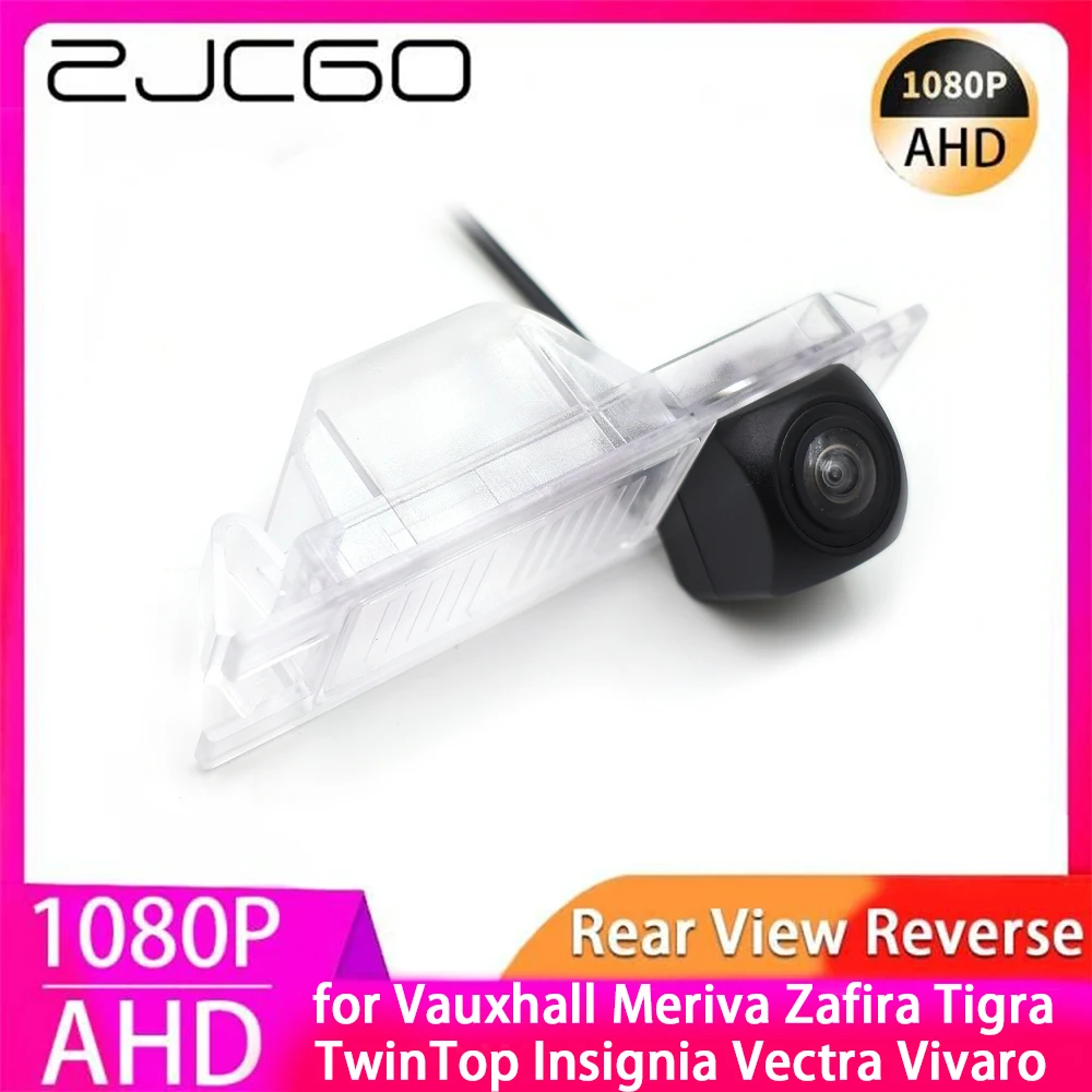 

ZJCGO AHD 1080P Parking Reverse Back up Car Rear View Camera for Vauxhall Meriva Zafira Tigra TwinTop Insignia Vectra Vivaro