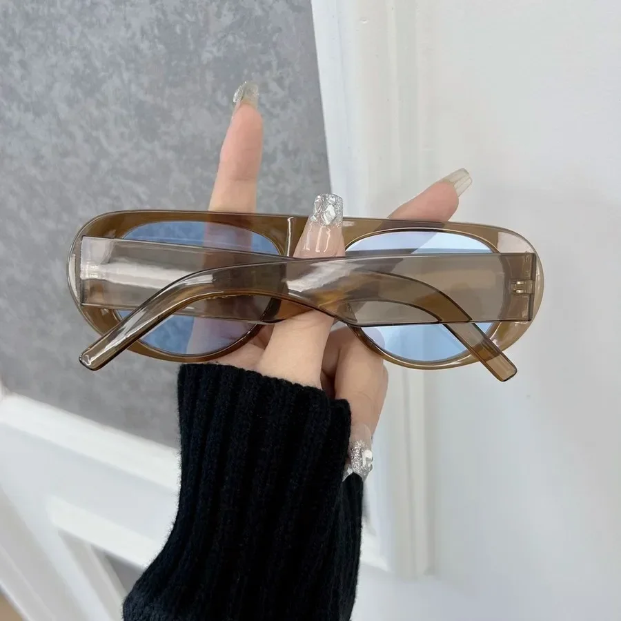 Designer Brand Square Sunglasses Women Men Colorful Big Frame Round Sun Glasses Female Mirror Colors Beautiful Fashion image 4