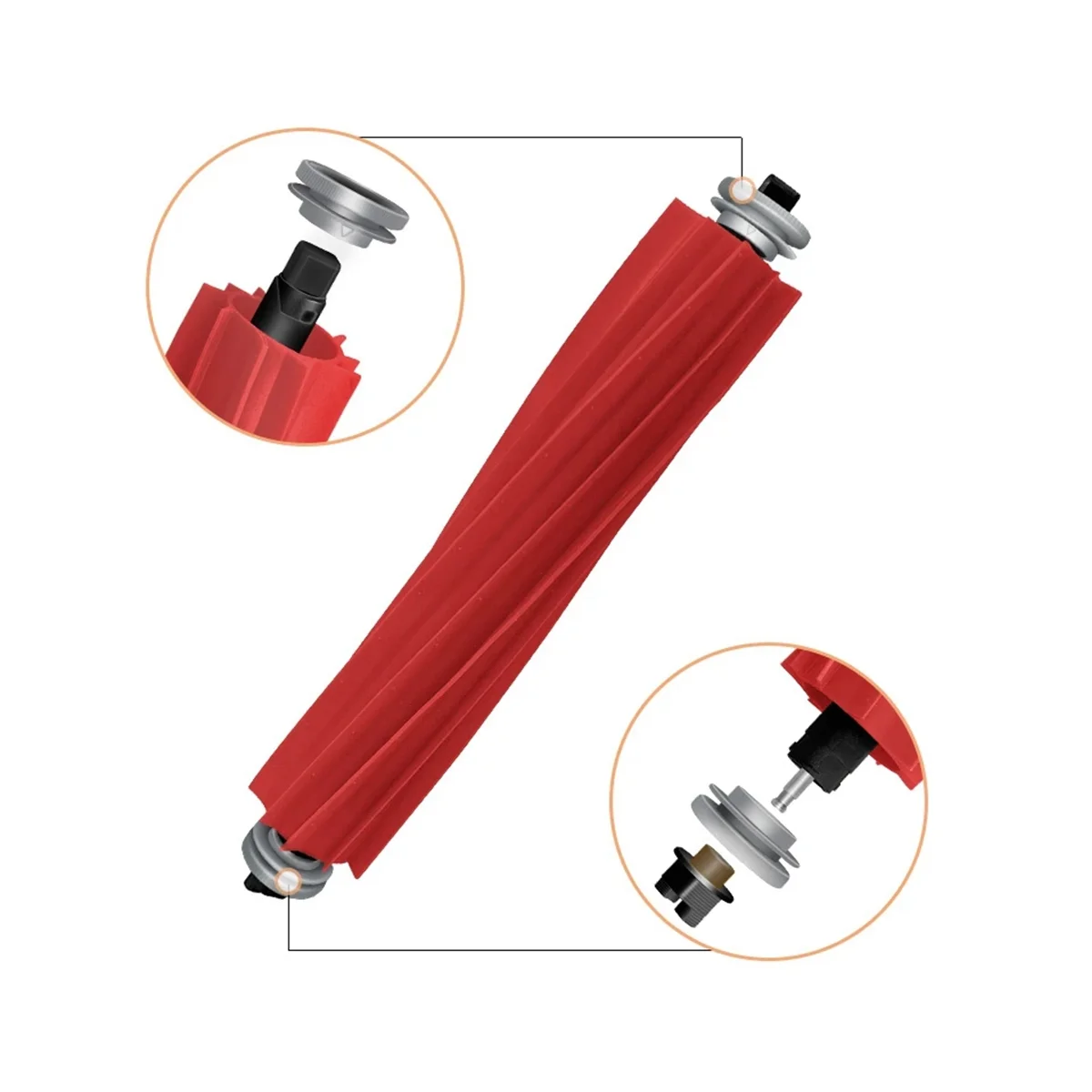 สําหรับ S7 S70 S75 S7 Max T7S / T7S Plus HEPA FILTER Mop ผ้าหลักแปรงด้านข้างเครื่องดูดฝุ่น