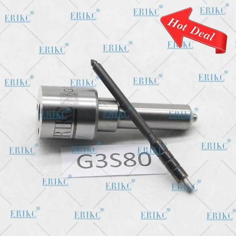 

ERIKC G3S80 Common Rail Fuel Injector Spayer Nozzle G3 S80 For Denso 295050-1600 HINO EURO 5 295050-1601 g3s80