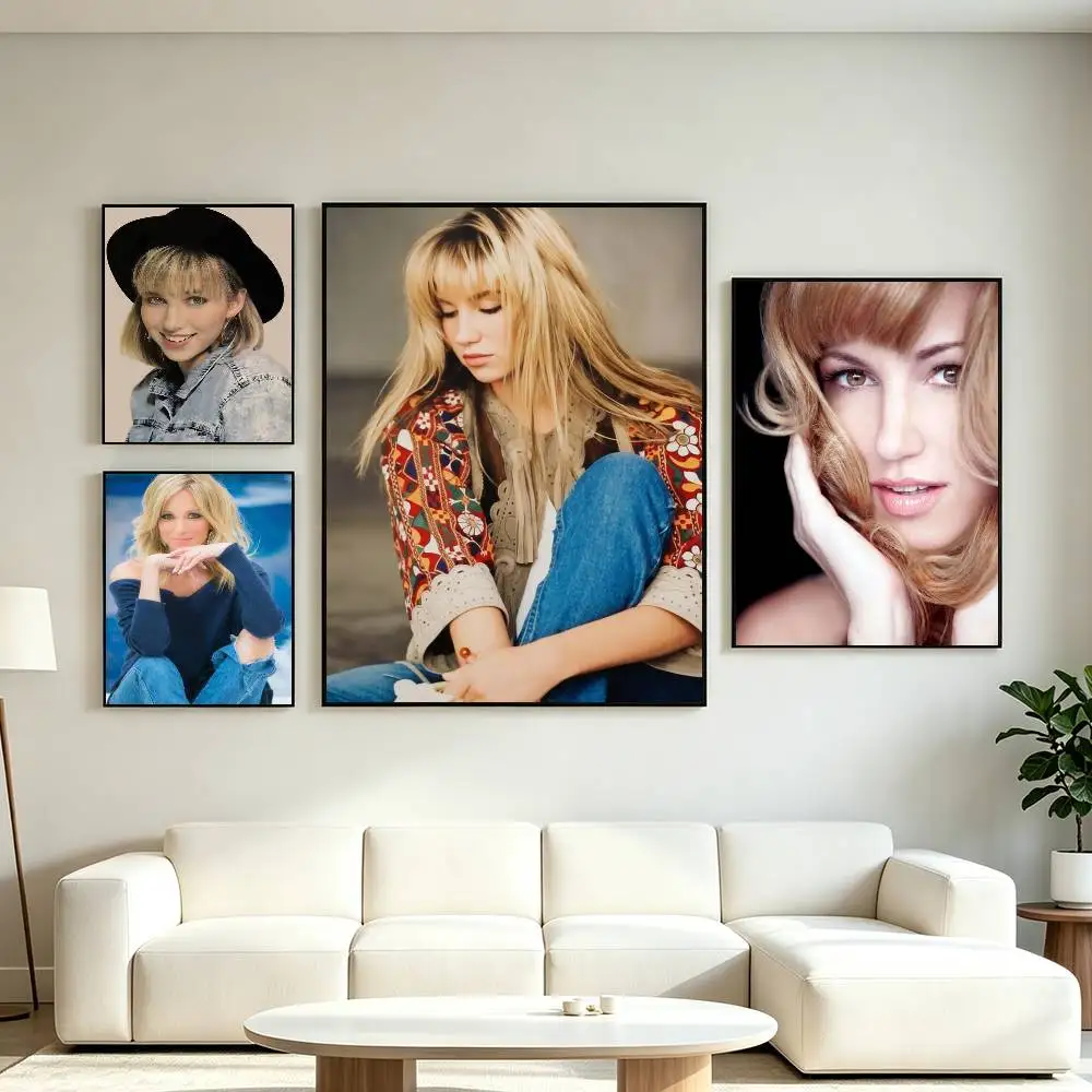 D-Debbie Gibson American Singer Poster High Quality Dorm Living Room Aesthetic Wall Decoration Painting Stickers Gift