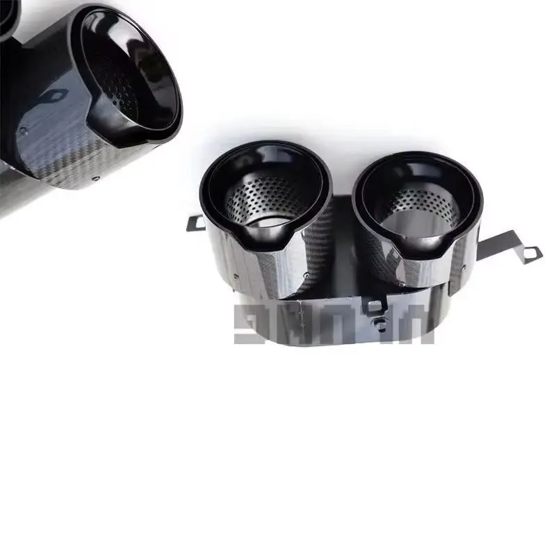 Exhaust Tip for BMW M850/850i 4.4T (G14/G15/G16) 2018-2025 Carbon fiber style exhaust four outlets pointed carbon Muffler Cutter