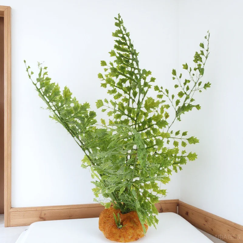 

Fake Green Grass Plant Lifelike Reptile Plants Ornament For Terrarium Aquarium Landscaping Decor Reptile Tank Accessories