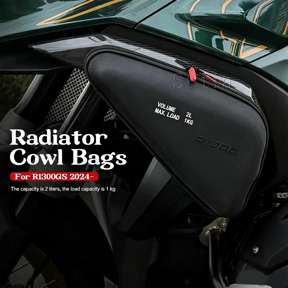 R1300GS 2023 2024 2025 Motorcycle Accessories Fairing Left Right Radiator Cowl Bags Waterproof For BMW R 1300 GS GS1300 R1300GS