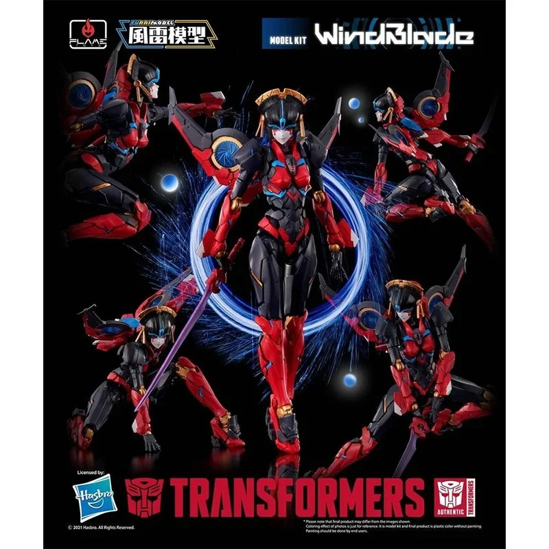 Genuine Transformers Action Figure Windblade Mobile Suit Girl Collectible Figure Anime Action Figure Toys for Children