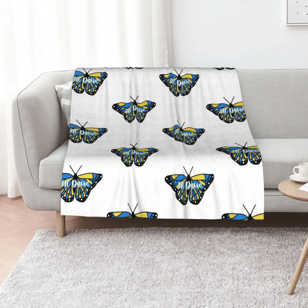 UC Davis Throw Blanket Sofa Sofa Throw Retros blankets ands Blankets For Baby Hairys Blankets