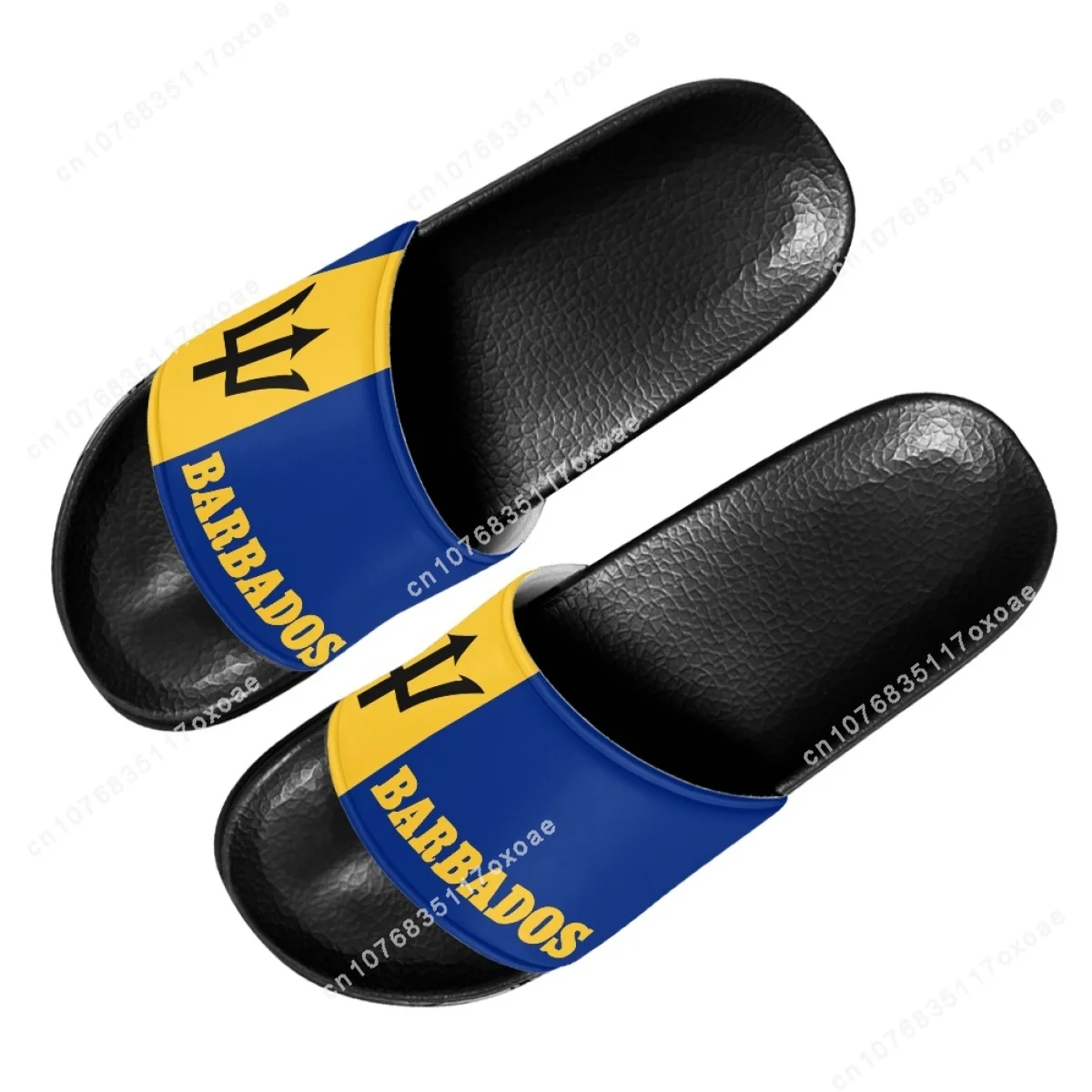 Barbados Flag Fashion Women Summer Soft Slippers Thick Platform Bathroom Home Girls Slippers Indoor Non-slip Female Slides 2023