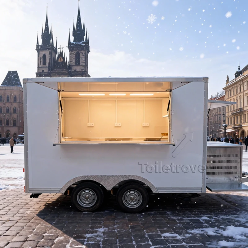 

Мобильная тележка для еды, хот-дог, пицца, гамбургер, Китай, электрический грузовик для еды, коммерческий трейлер для еды с тройной раковиной и полной кухней