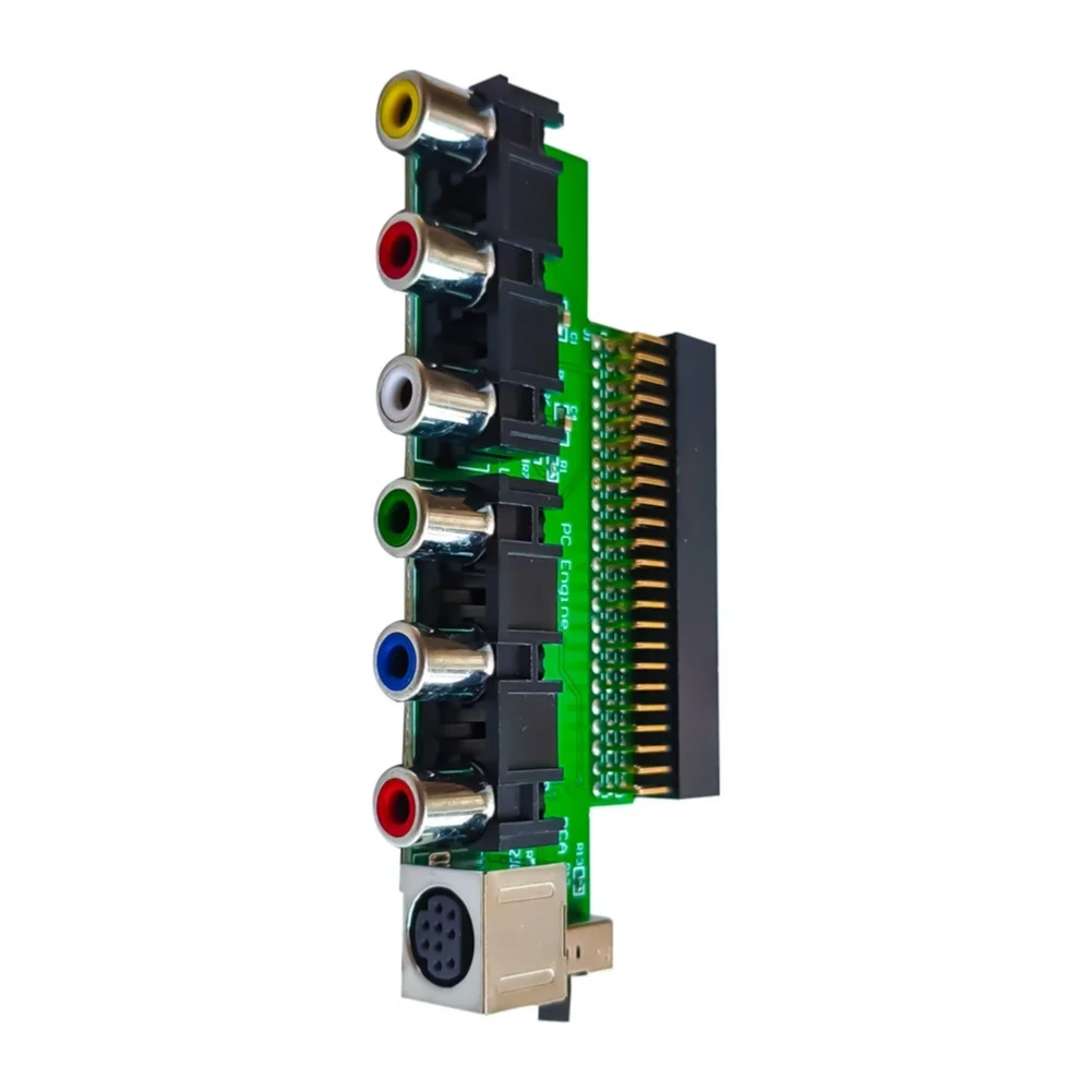For RGBS to Composite or Component Compatible For video Enhancer for PCE for PC Engine and TurboGrafx Grafx Gaming Consoles