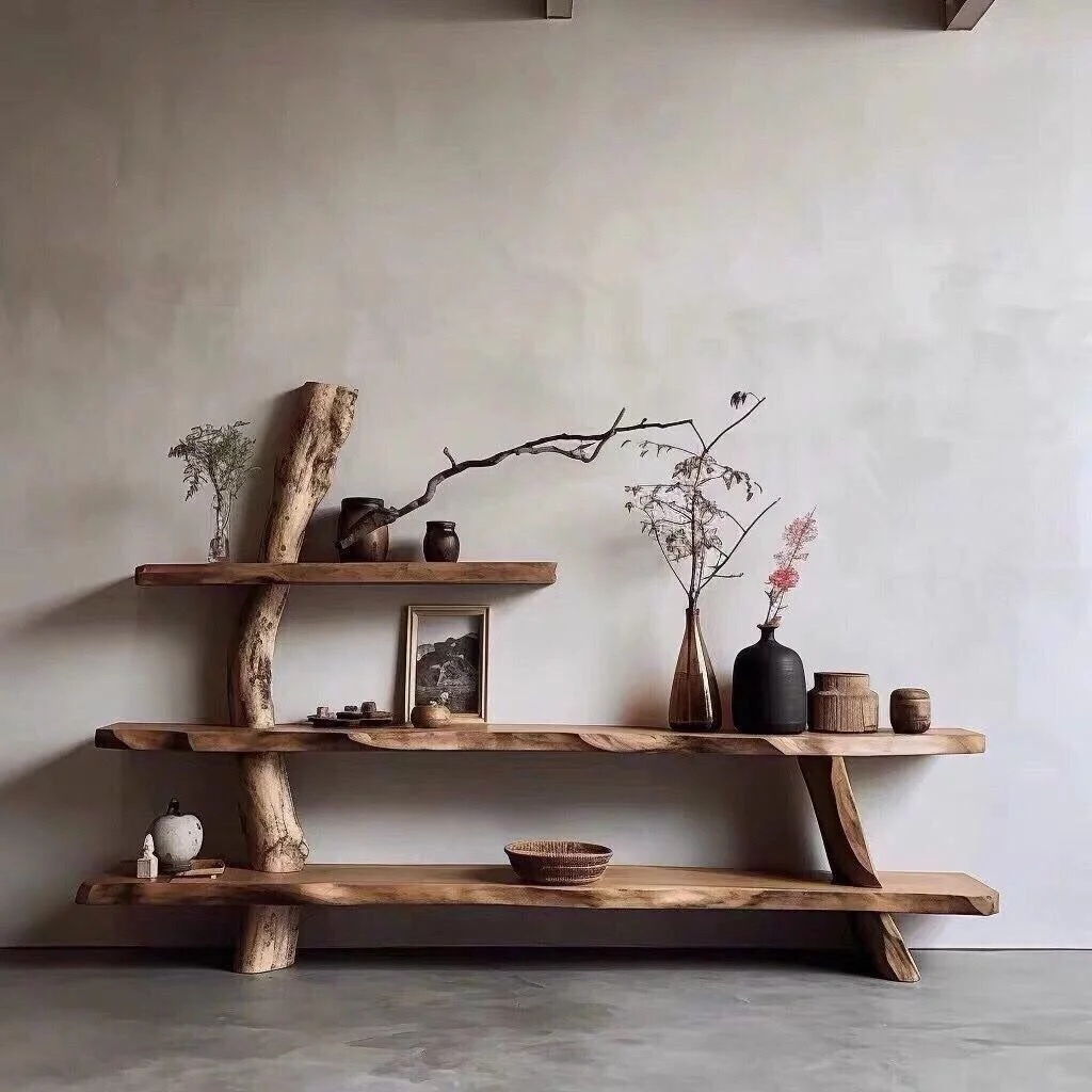 Bogu Shelf – Retro Solid Wood Chinese-Style Display & Storage Bookcase 2