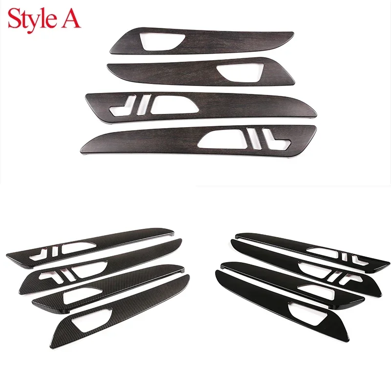 For Mercedes Benz ML GLE GL Class GLS320 400 2012-2019 Wood Grain Door Interior Patchtrim Protective Panel Accessories