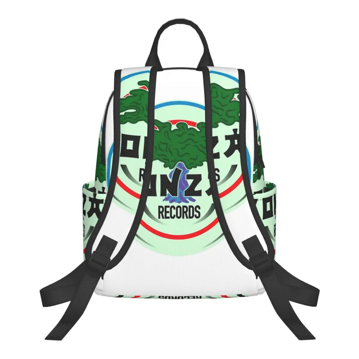 Bonzai Records Student Backpack School Bag Hiking Travel Daypack for Boys Girls Fashion Bookbag Shoulder Bags