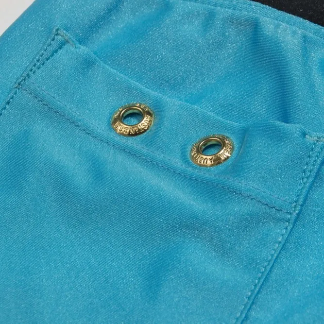 Costume da bagno da uomo con tasche anteriori e posteriori Costume da bagno estivo con colori impiombati