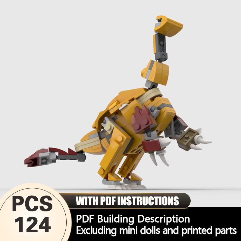 

Creators Animal Series Model MOC Building Bricks Segnosaurus Modular Technology Gifts Holiday Assemble Children Toys Suit