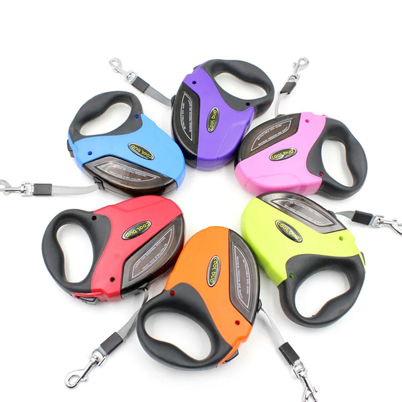 5M 50KG Automatic Retractable Dog Leash Nylon Walking Running Lead Rope Roulette For Medium Large Dogs Pet Outdoor Supplies Hund