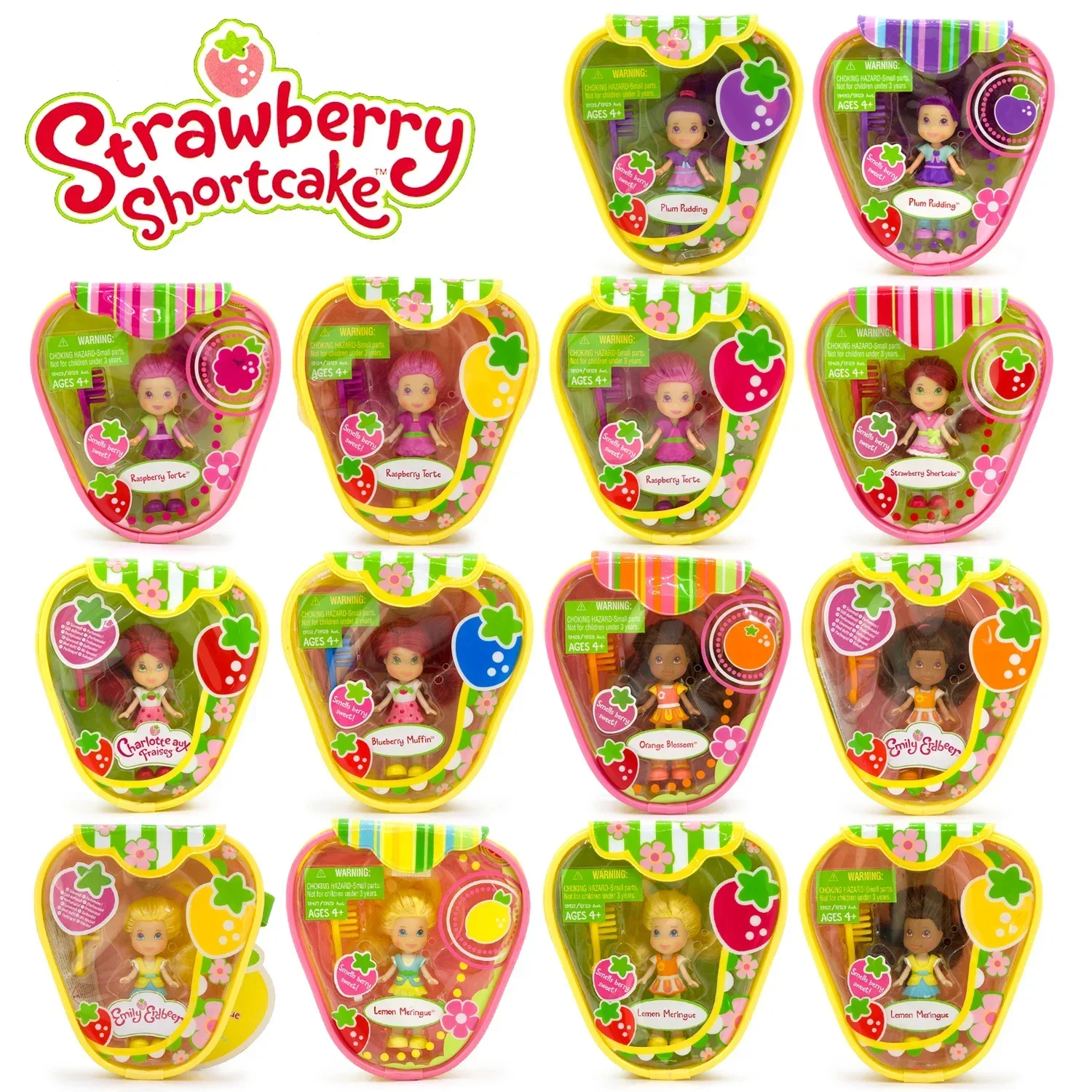 

Strawberry Shortcake Long Hair Comb Fragrance Mini Joint Strawberry Doll Portable Storage Bag Toys Hobbies Action Figures Gifts