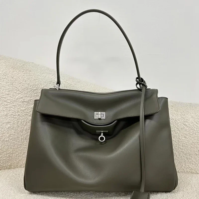 

Genuine leather handbag new high-capacity soft top layer cowhide lazy and relaxed feeling, high-end feeling 40cm 35cm 29cm 23cm