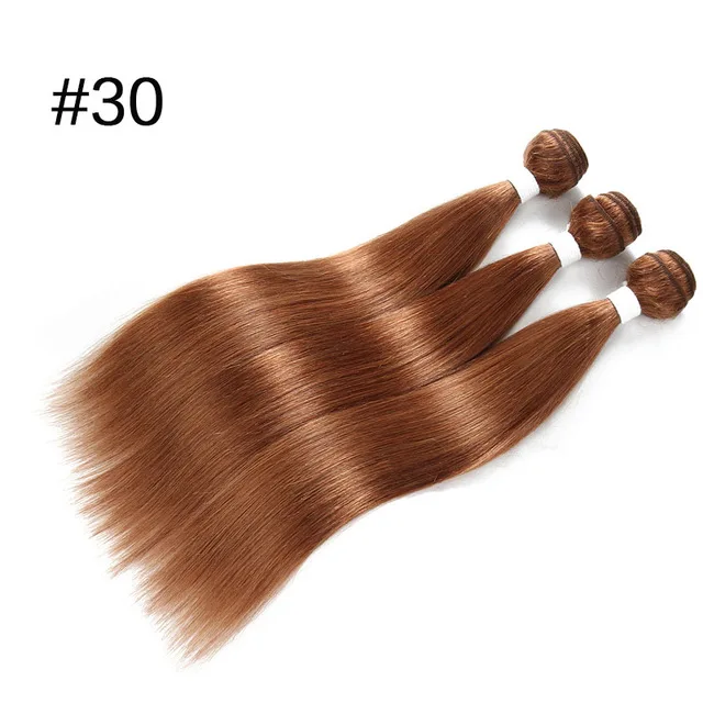 Brazilian Hair Remy Hair Wefts Bundles #613/#4/#33/#30/#27/#99J/#BURG Straight Human Hair Extension Women Bulks Extensions