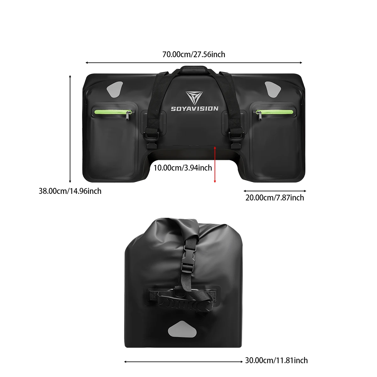 Big Sale! Motorcycle Waterproof Tail Bag Travel Outdoor Motorcycle Seat Bag Helmet Bag Luggage