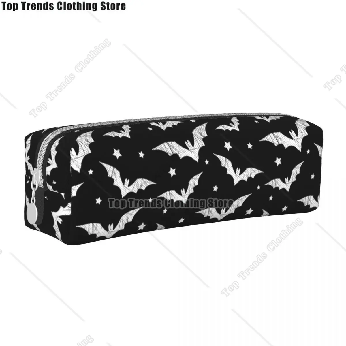 

Cute Bat Halloween Gothic Pencil Cases Pencilcases Pen Box for Girls Boys Large Storage Bag School Supplies Gifts Stationery