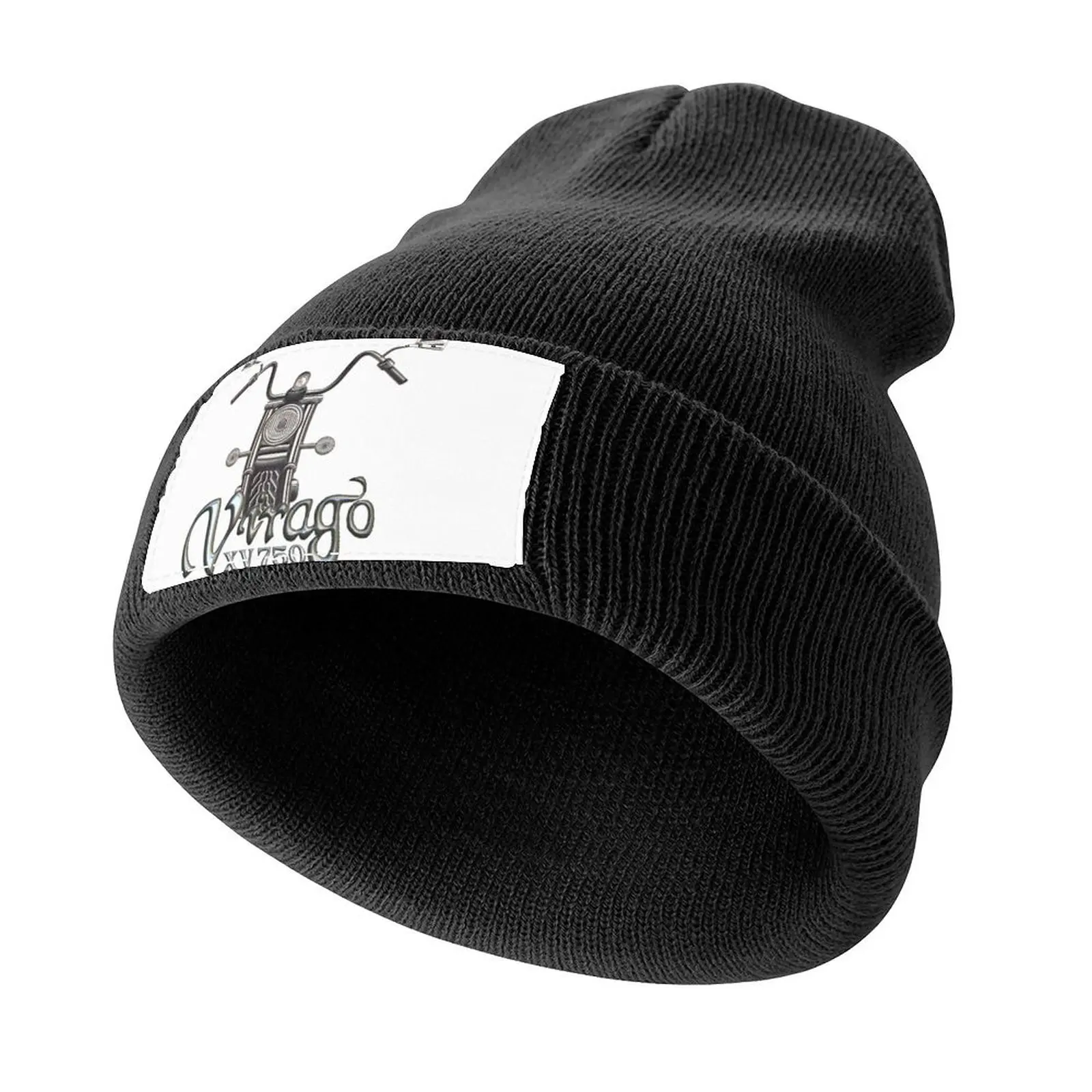 

Virago XV 750 front Knitted Cap Luxury Brand Snap Back Hat black Boy Child Women's