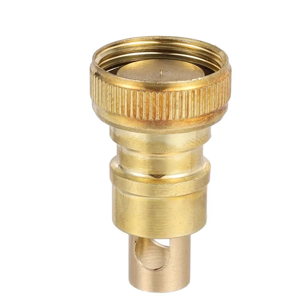 

1Pcs Water Tube Connector Water Stop Valve Anti Falling Stopcock Stop Joint Faucet Nozzle 1/2 Inch Copper Inner Core