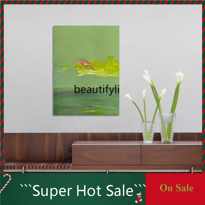 A506  Hand painted oil painting modern niche hanging painting living room decoration entrance bedroom abstract