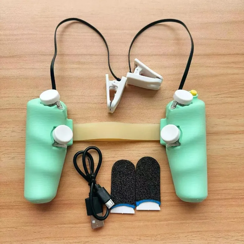 DIY 3D Tablet Game Controller Tablet Game Handle, 8/6/4 Buttons, Pulse Continuous Shooting