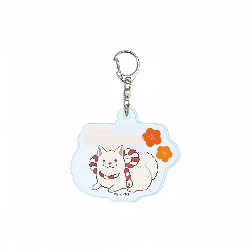Wholesale 6CM Anime Hozuki's Coolheadedness Keychain HOZUKI Key Chain Acrylic Model Plate Gifts For Friends bag decorations