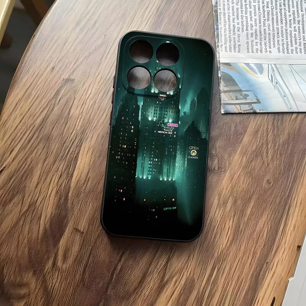 Coque de téléphone rétro B-Bioshock R-Rapture, étui en Silicone pour Redmi Note 15 A7 Xiaomi 17 Ultra 15 14 Pro Plus 4G 5G