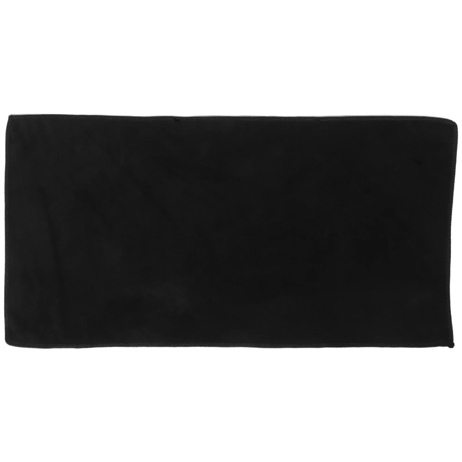 Table Cover Protector 23.6x12 Inch Black Rectangle Dressing Table Cover for Makeup Station Dining Room Desk Pad Protective Mat