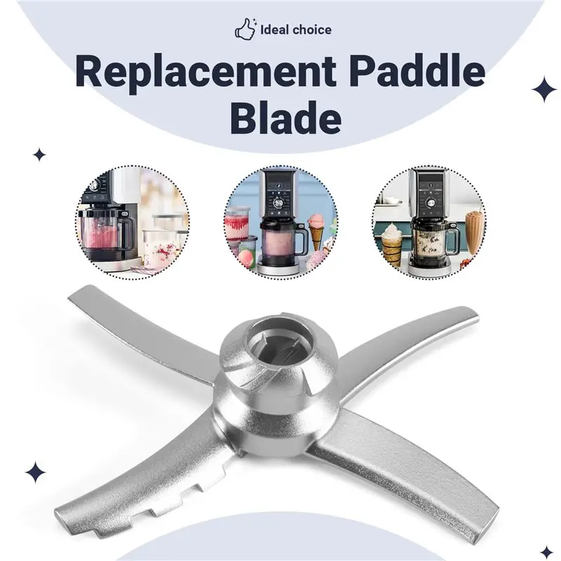 [B25B!】 Replacement Paddle Blade For Ninja Creami NC501 CN501CO NC500C NC501C NC501H Ice Cream Makers Ice Cream Mixer Attachment