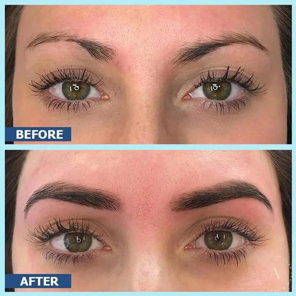 Herramientas de belleza profesionales duraderas, resistentes al agua, herramientas de maquillaje semipermanentes, tatuaje de cejas, cejas postizas, pegatina para cejas