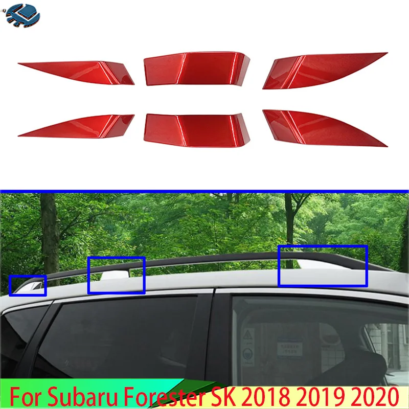 

For Subaru Forester SK 2018 2019 Decorate Accessories Luggage Rack Decoration Sequins Cover Trim Car Styling