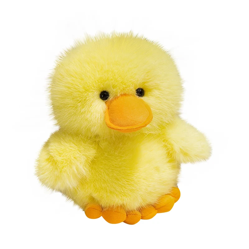 Vida real adorável pato brinquedo de pelúcia fofo animal de pelúcia pato bonito presente para o bebê kawaii decoração do quarto adorável presente para amigos