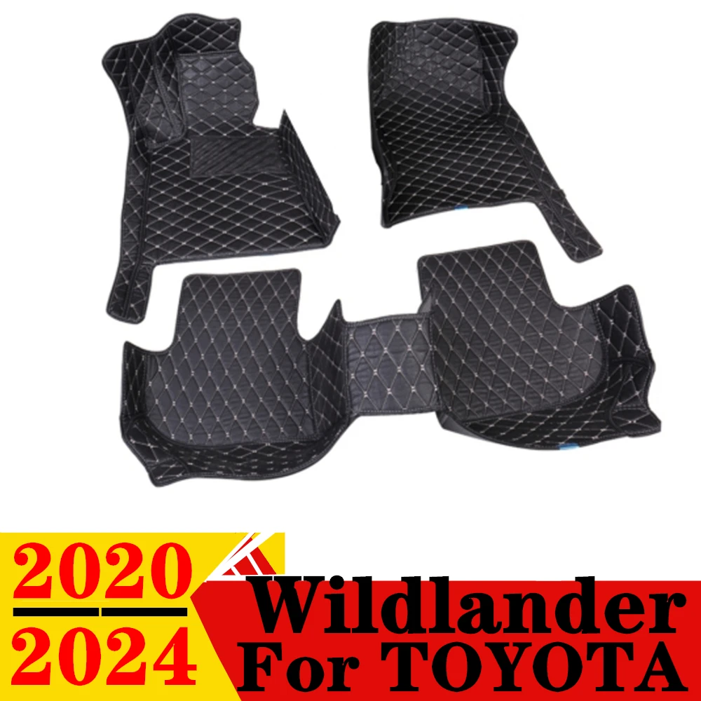 Car Floor Mats For Toyota Wildlander 2024 2023 2022 2021 2020 Custom Fit Front &Rear Floor Liner Cover Interior Foot Pads Carpet