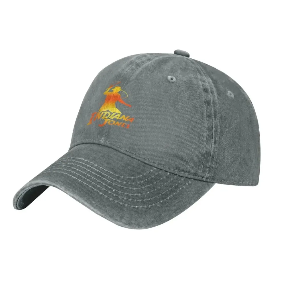 Gorra de béisbol con logotipo de Indiana Jones, gorra con visera, gorra para hombre, gorra para mujer, gorras de marca para hombre