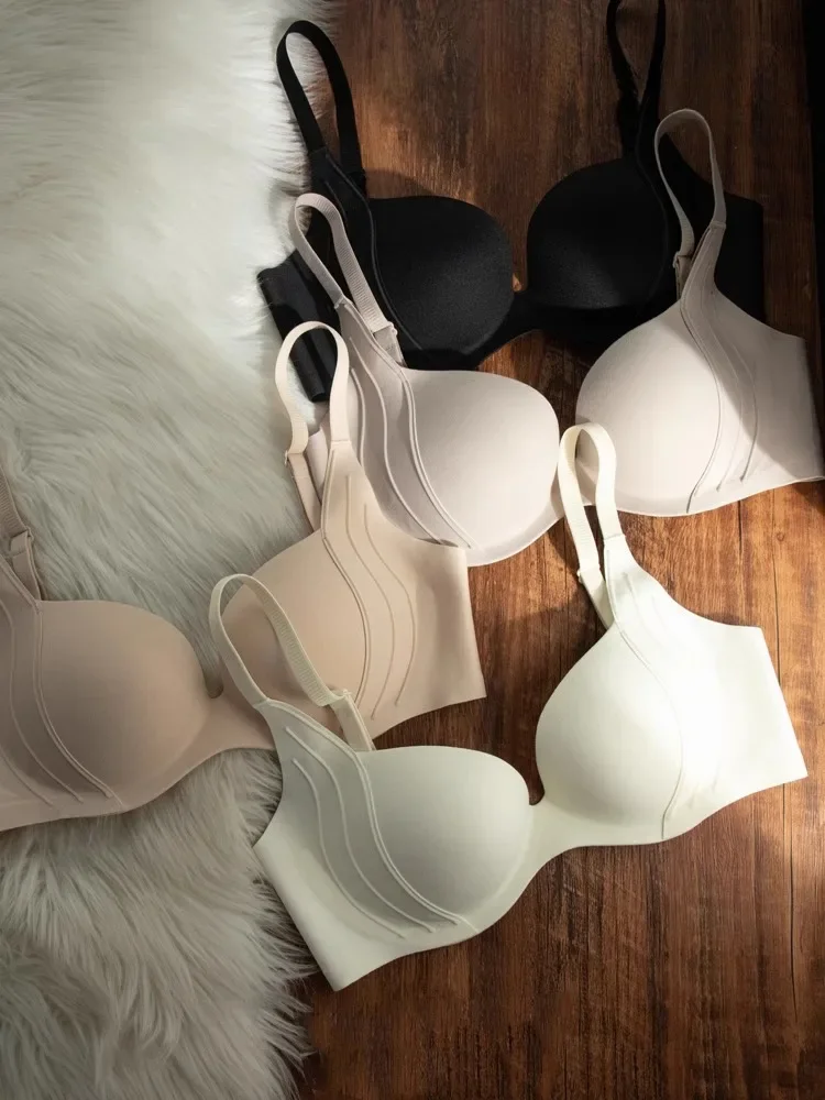 Podprsenka MOYISU s bezdrátovým push-up efektem pro malý hrudník - podprsenka proti povislému hrudníku pro ženy, bezešvé pohodlné spodní prádlo pro každodenní nošení - náhled 2