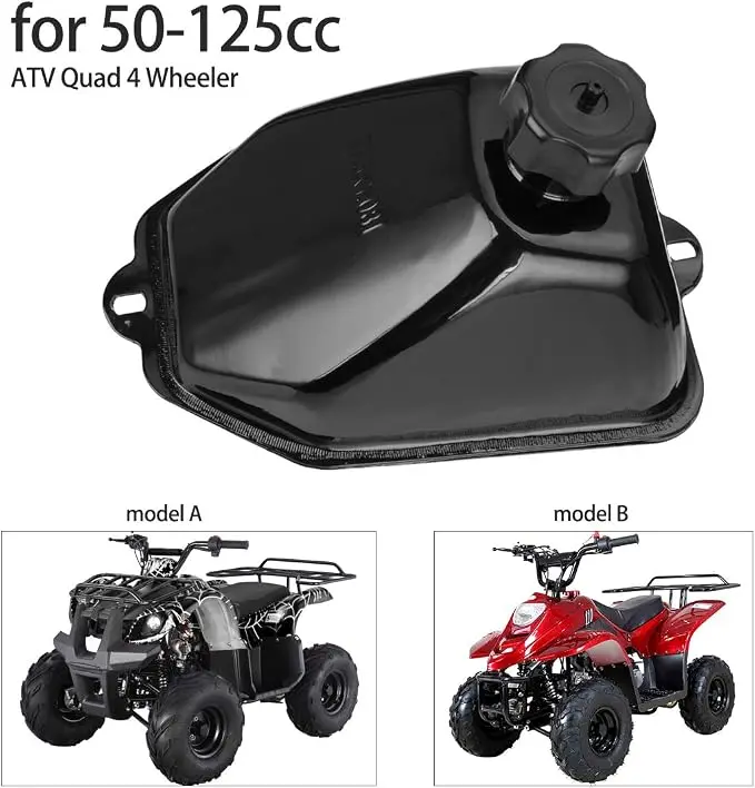 Metal Fuel Tank, Gas Cap Vent Hose Tube, for 50cc 70cc 90cc Kazuma Sunl Vitacci Roketa Baja Parts, Fuel Filter, Good Sealing