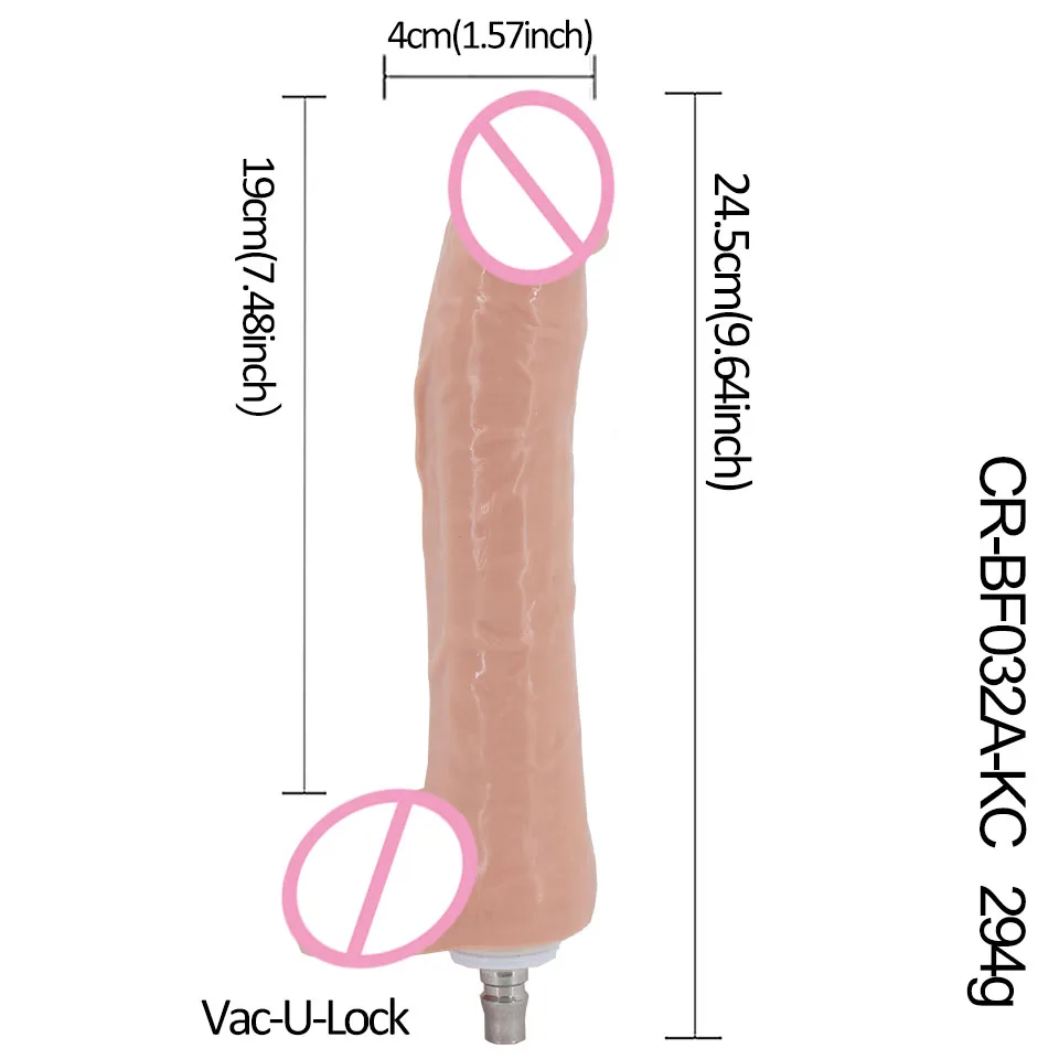 FREDORCH NEW Sex Machine Big Dildos VAC-U-LOCK Vibrator For Women Attachments Toys for Adults Realistic sex machine dildo view 2
