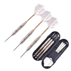 3Pcs/Set 17g Steel Tip Darts Brass Dartboard Aluminum Alloy Shaft professional darts target dardos