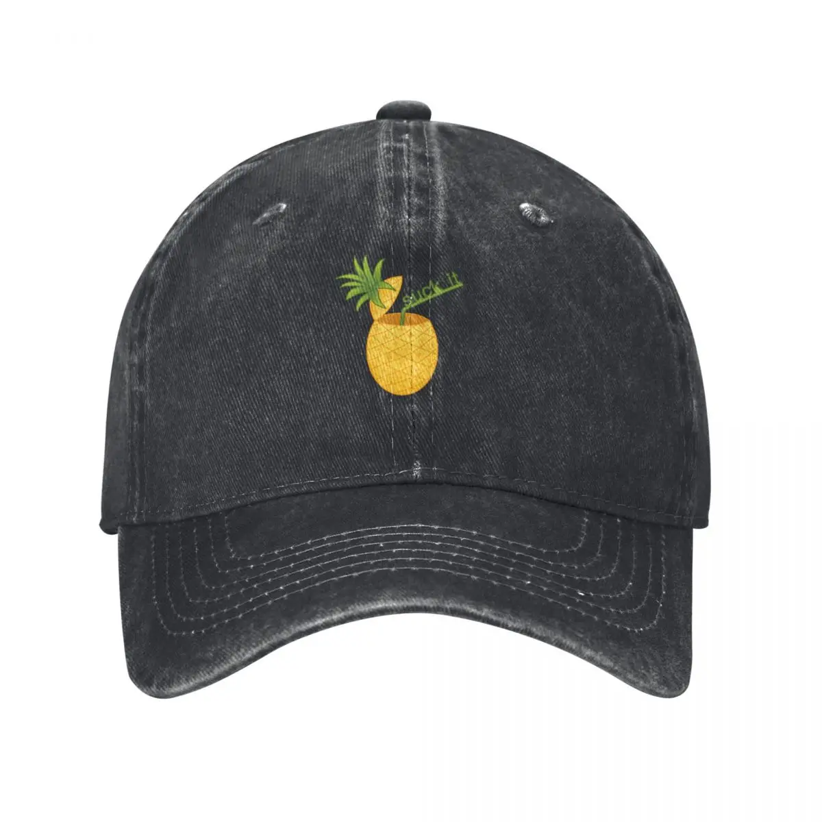 Psych - Suck It Pineapple Sticker Baseball Cap Ball Cap Trucker Cap Women's Golf Wear Men's