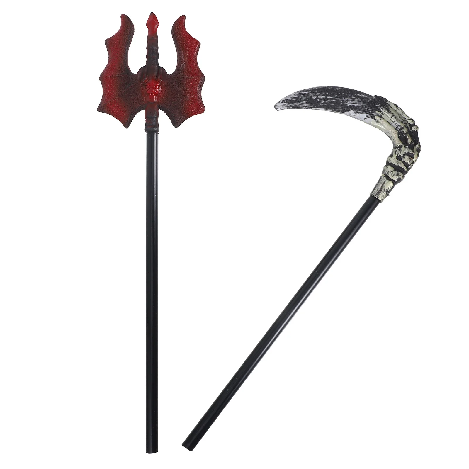 

2 шт., реалистичная имитация трехзубчатого резака, пластиковый прочный костюм на Хэллоуин, вечерние аксессуары для косплея на Хэллоуин