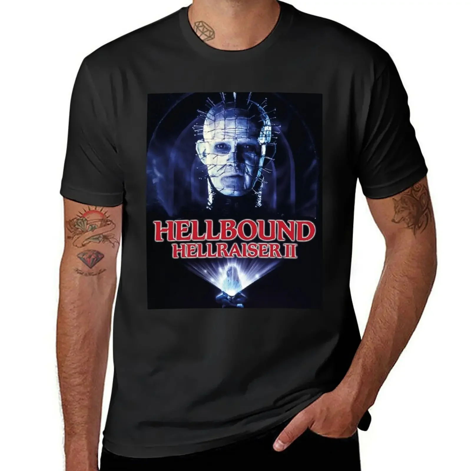 Hellraiser tv show t-shirt maglietta personalizzata vestiti estetici camicia a compressione da uomo