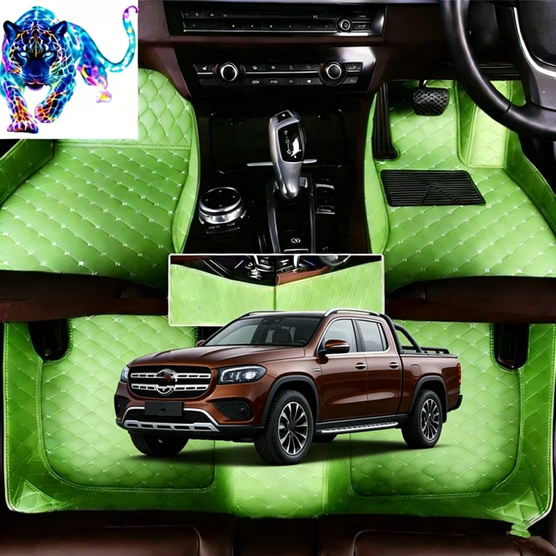 Custom For Mercedes‑Benz X‑Class W470 Pickup 2017-2023 Car Floor Mats Car Accessories Carpets Covers Left /Right Hand Drive