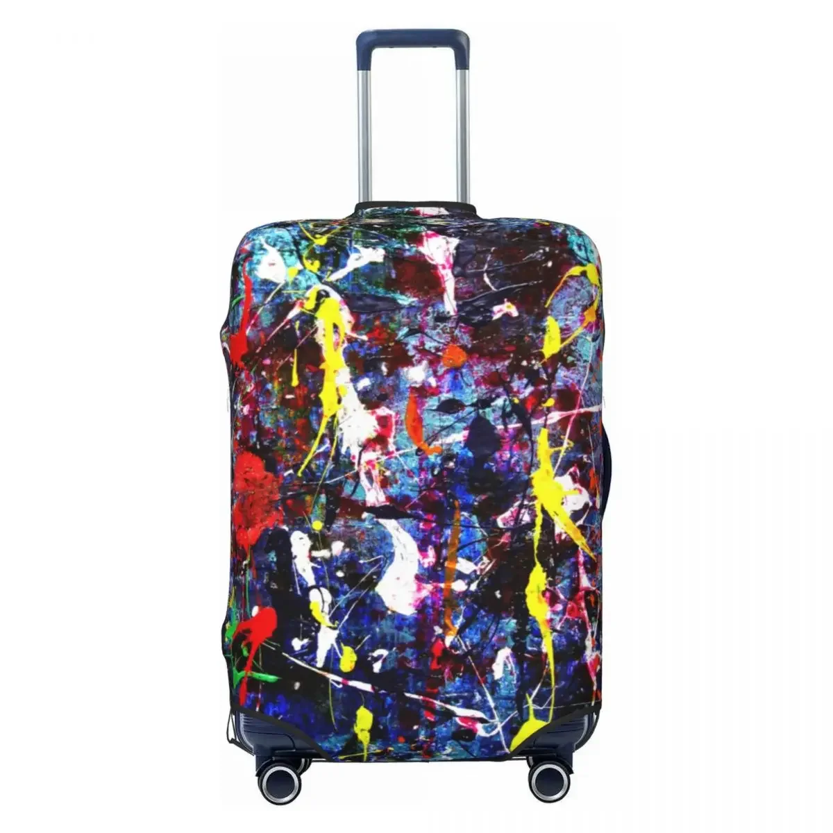 Colorful Pop Art Abstract Camouflage Graffiti Suitcase Cover Dust Proof Travel Luggage Covers for 18-32 inch