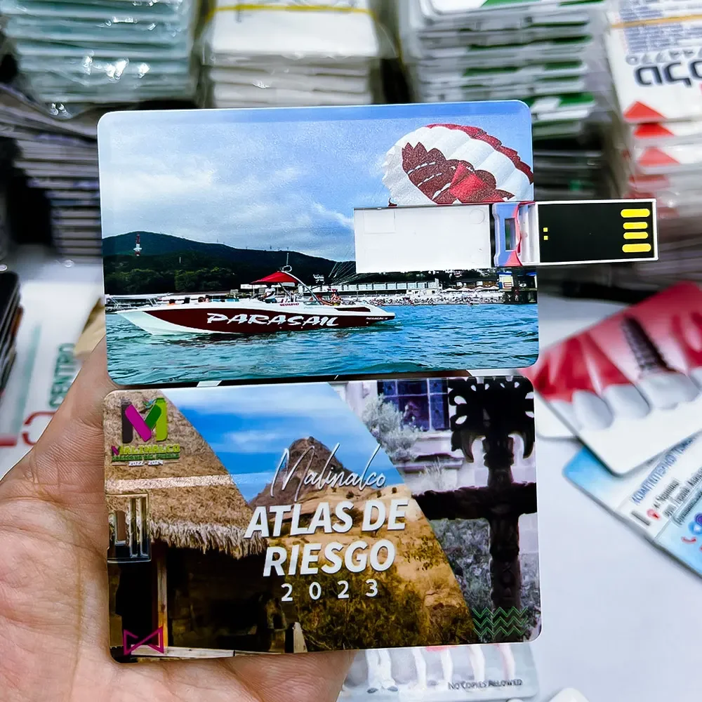 10/20/50PCS Flashdisk USB 4GB 8G 16GB 32G 3.0 Bentuk Kartu Nama Perusahaan, Memory Stick Custom Logo Gratis