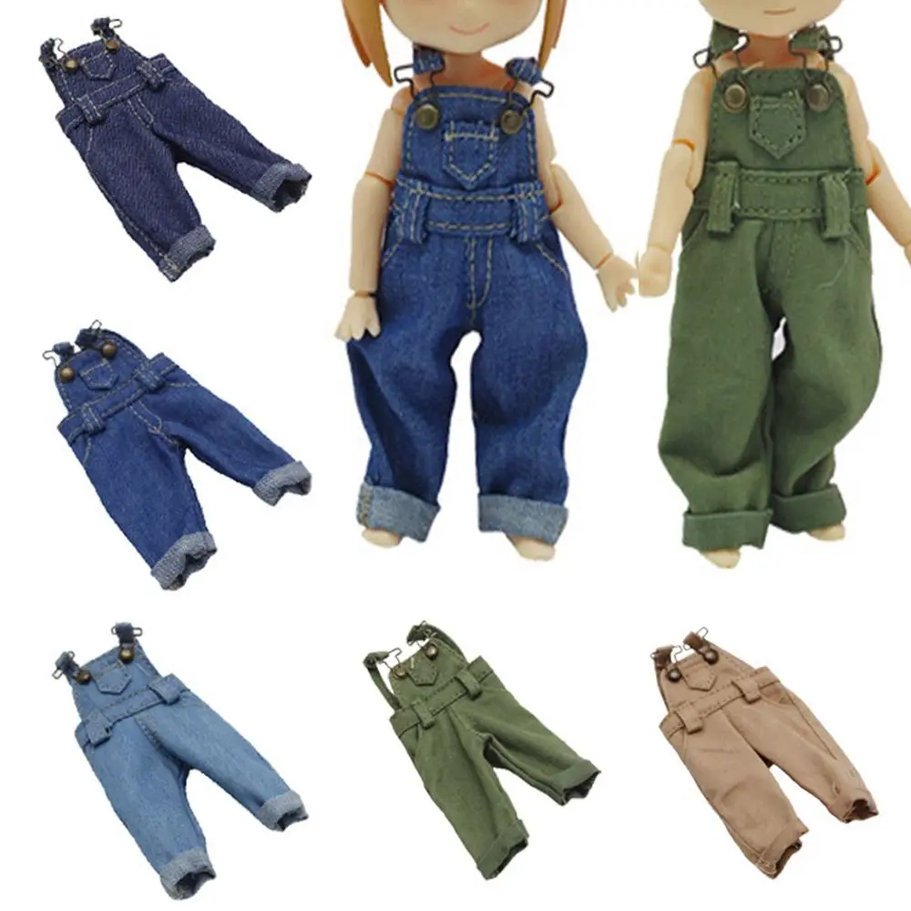 Multi-Stijlen 1/12 Poppen Poppenbroek Overalls Mode Jeans Casual Broek Kleding Accessoires