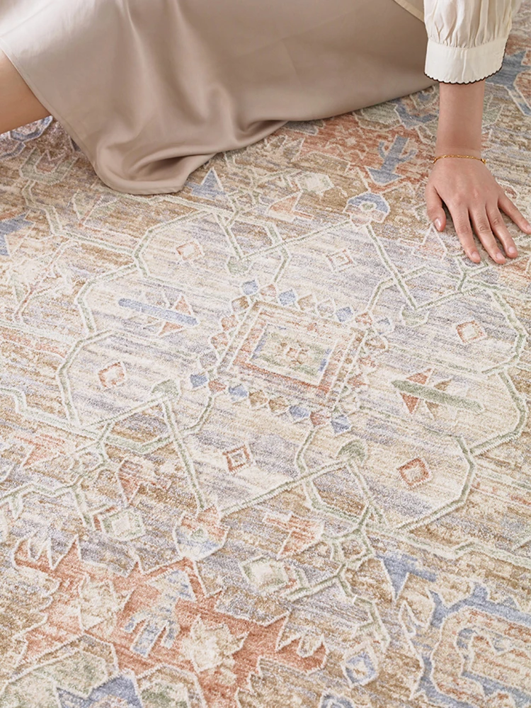Turkey Imported American Style Living Room Carpet Retro Luxury Thick Study Room Bedroom Rug Large Anti-skid Home Rugs and Carpet